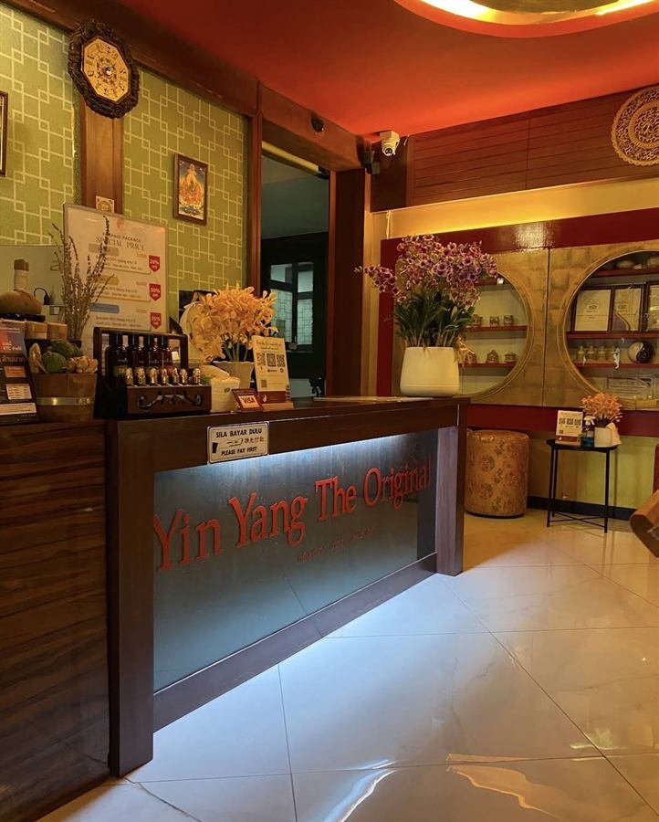 Yin Yang The Original Massage and Spa reception area