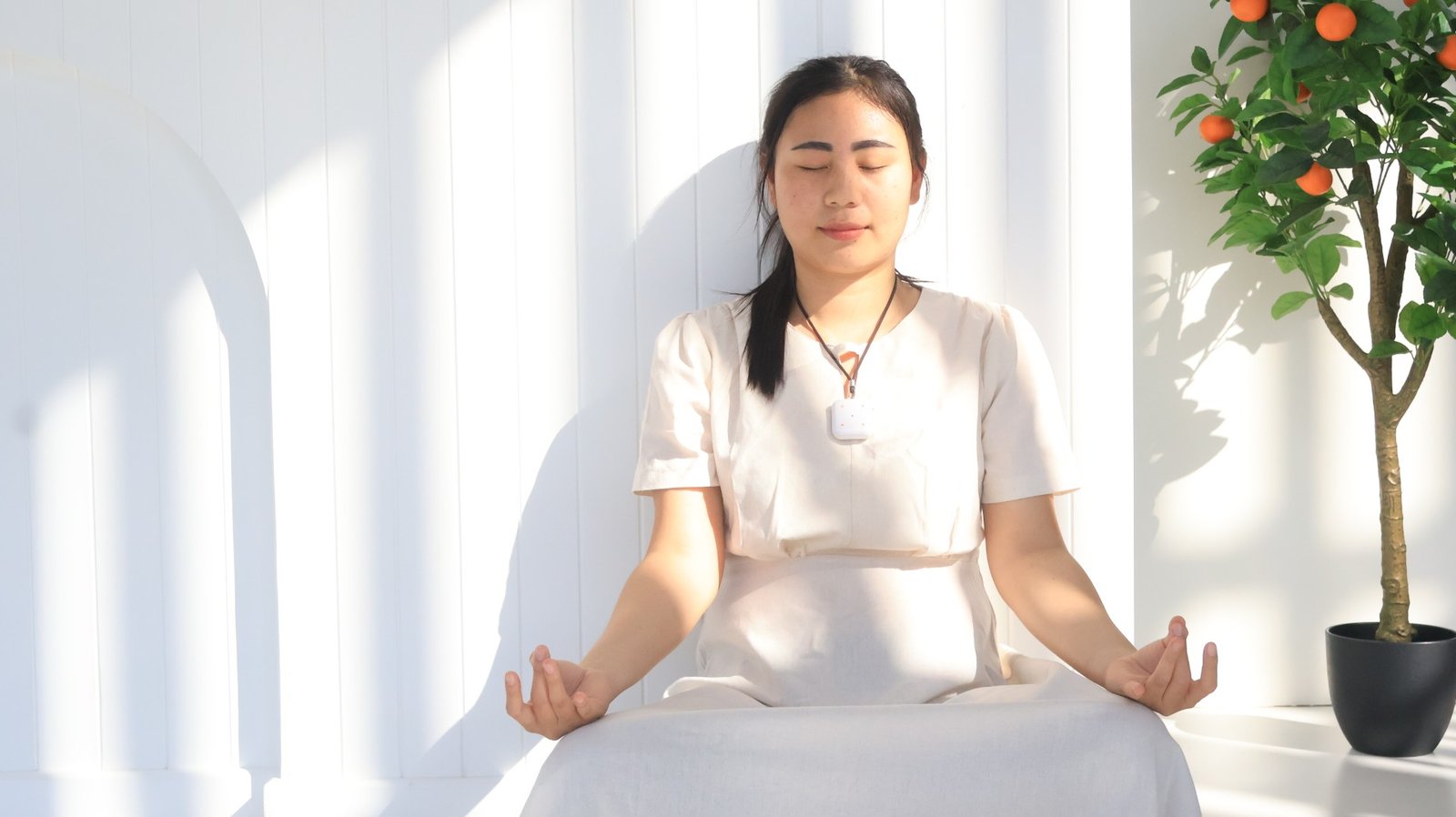 A calm Light Mandalas meditation moment in soft natural light