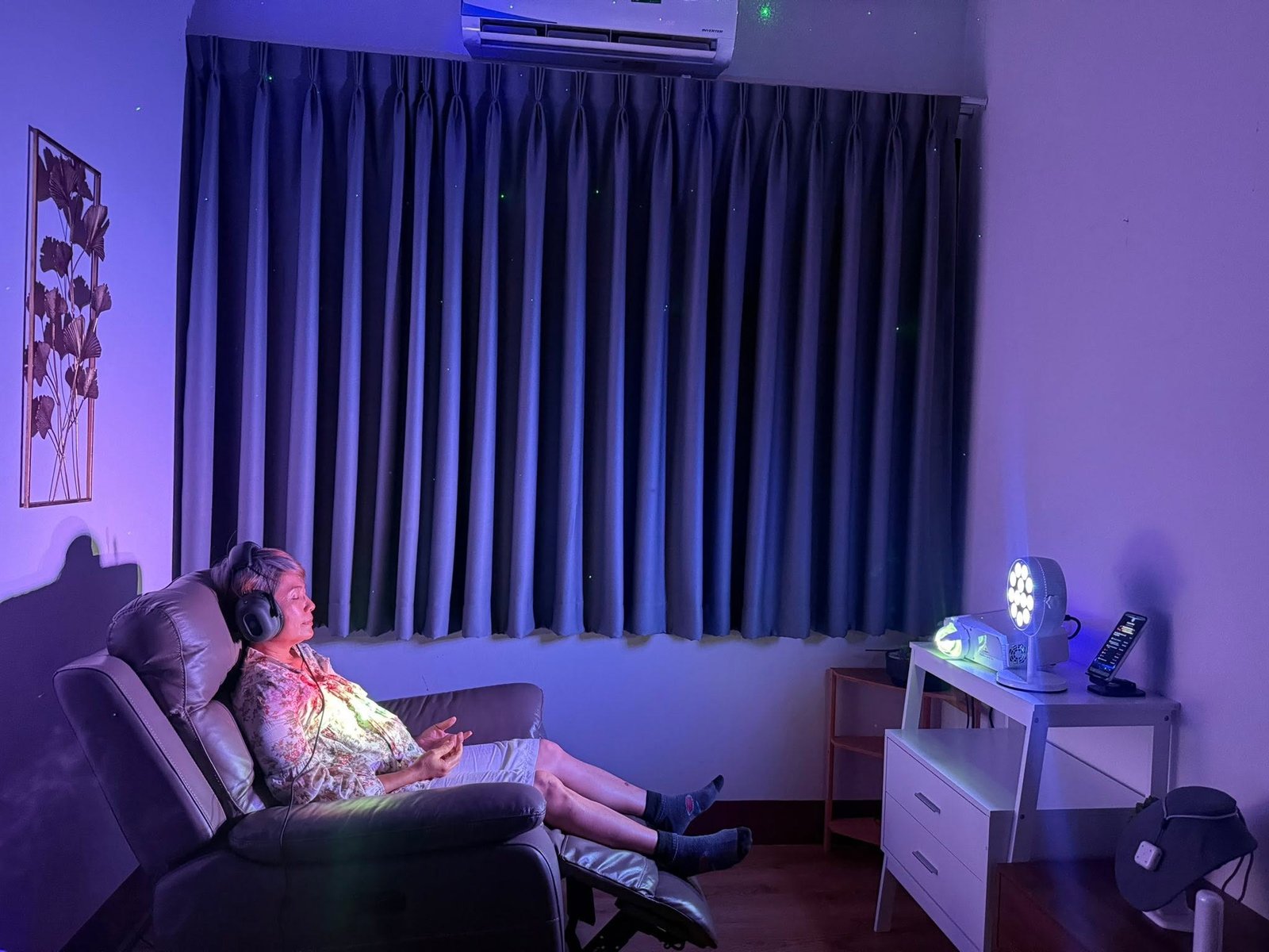 Light Mandalas Wellness Room with immersive light and sound atmosphere